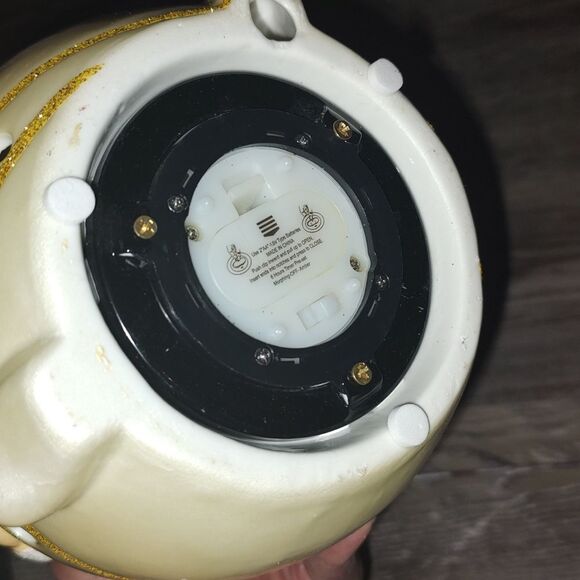 Home Reflections Light Up & Color Change Angel Christmas Ball Ceramic Decor - Picture 7 of 16